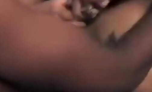 Short haired shemale tit fucked then has anal on the couch