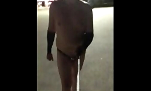 full naked outdoor chastity slutwalk