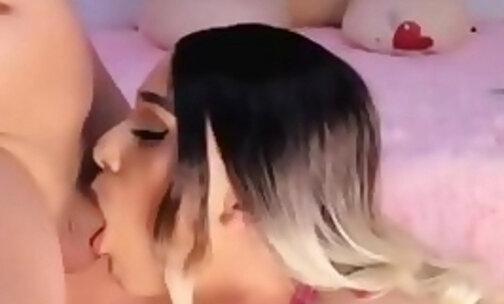 Gorgeous Duo Sucking penis and Balls