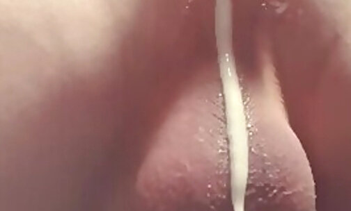 anal squirting from sex machine