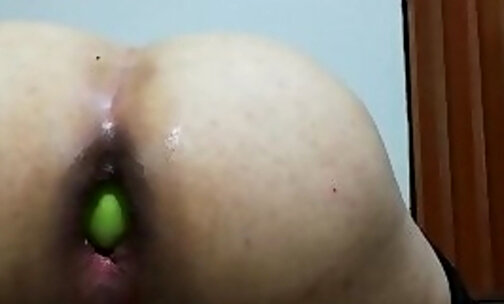 The Chubby Fruit and Vegetables Anal Party