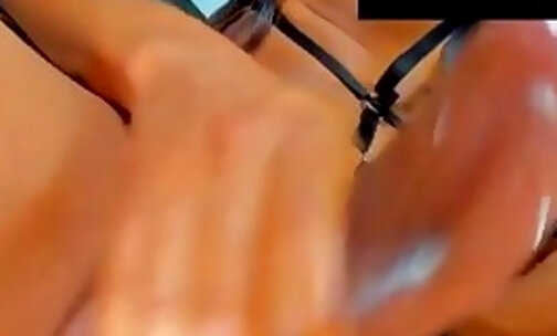 extraordinary black heshe huge johnson in a live webcam