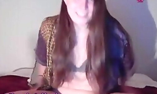 brunette canadian tgirl with sexy feet legs masturbates on webcam