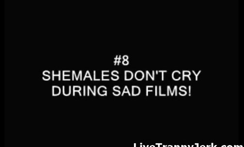 Top Ten Reasons Why Shemales are Better than Women!