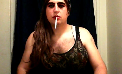 Smoking sissy Saratoga