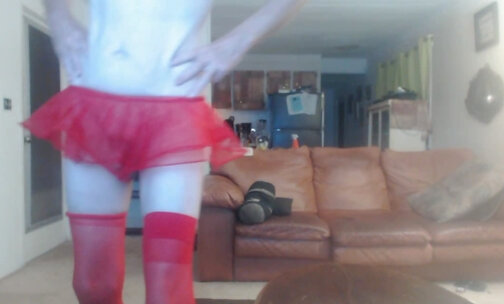Red tutu dancing