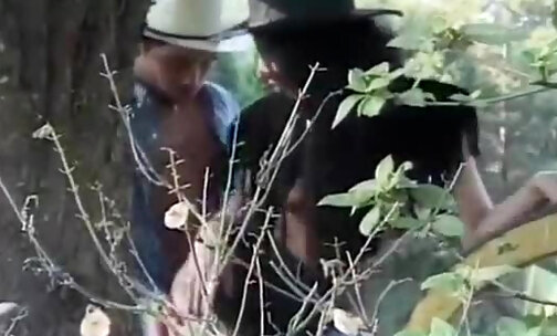 T-cowgirl gets fucked on the ranch