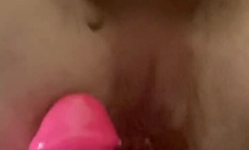 First time dp dildo and fist