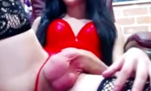 Big cock Crossdresser webcam