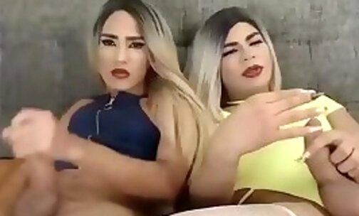 Two Shemale Having Hot Sex On Cam