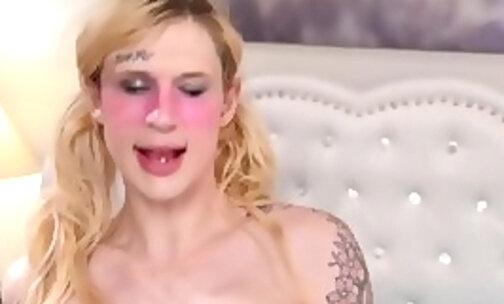 TRANSEROTICA Trans Beauty Aphrodite Adams Wanks Cock Solo
