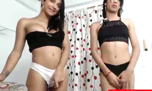 Latina tranny Couple webcam