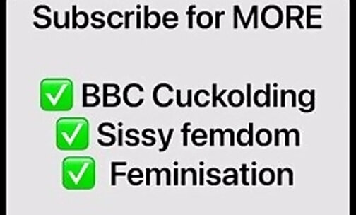 Feminised sissy BBC breeding