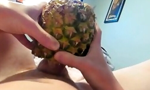 I cum in pineapple and eat it pov